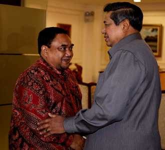 SBY Menerima Pengurus PWI 