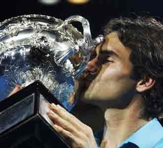 Federer Meraja di Melbourne