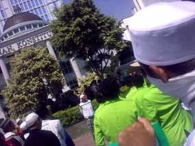 FPI Geruduk MK Tolak Uji Materi UU Penistaan Agama