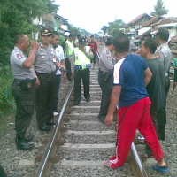 Tunawisma Tewas Ditabrak Kereta Api