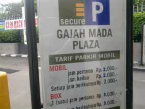 Gadjah Mada Plaza dan Pejaten Village Juga Turunkan Tarif Parkir