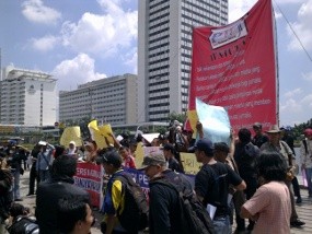 Peringati Hari Pers, Wartawan Demo di Bundaran HI 