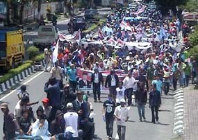 Pendukung SBY di Mojokerto Tolak Pansus Century