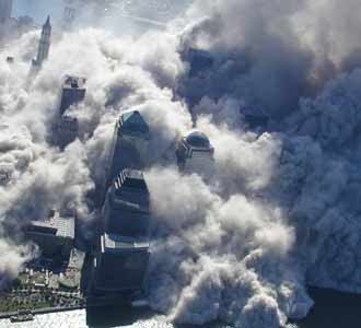 Foto Udara Saat WTC Runtuh Dirilis