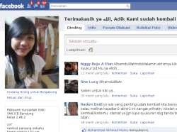 Kiki Kembali, Facebooker Girang