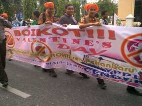 Pelajar Islam Pekanbaru Ajak Boikot Hari Valentine