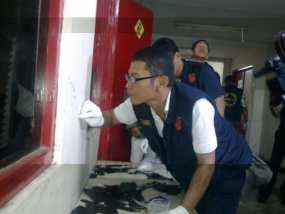 Polisi Teliti Darah Kering di Markas Bendera