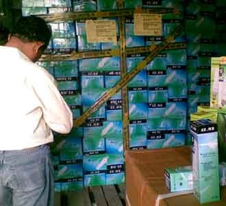 Ratusan Ribu Lampu Disegel