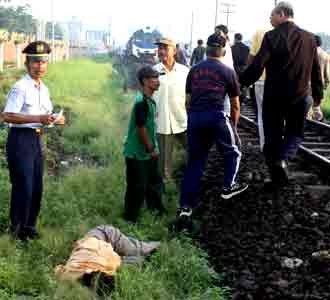 Tertabrak KA, Ali Selamat