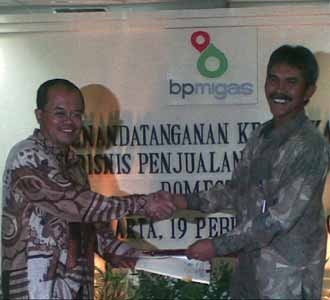 Perjanjian Kontrak Gas US$ 540 Juta