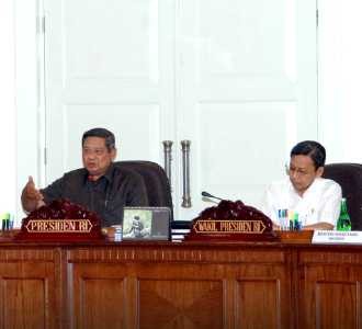 SBY Pimpin Rapat Kabinet