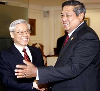 SBY Terima Ketua Parlemen Vietnam