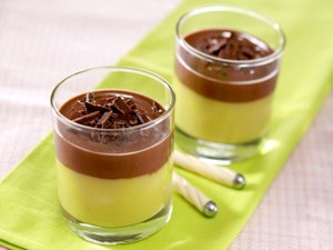 Resep Puding : Puding Alpukat Saus Moka