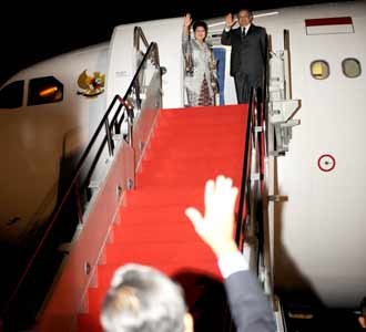 SBY Menuju Australia