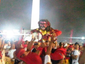 Sambut Nyepi, Foke Buka Parade Ogoh-ogoh di Monas 