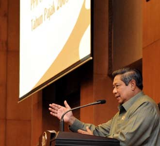 SBY Sentil Wajib Pajak Yang Lalai