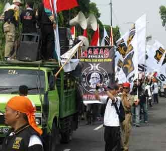 Aksi Solidaritas Palestina PKS Yogya