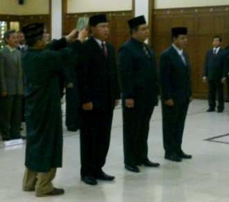 Pelantikan Pejabat Kementrian ESDM
