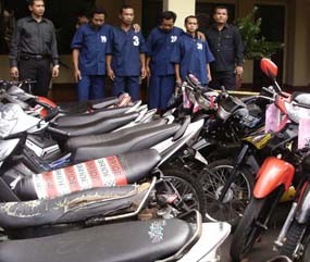 36 Motor Diamankan dari Komplotan Curanmor Antar Kota