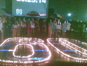 1 Jam Pemadaman Lampu, Listrik Hemat 80 MW