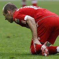 Robben Sulit Tampil