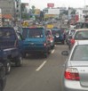 Gunung Sampah di Pasar Ciputat Membuat Lalu Lintas Macet 