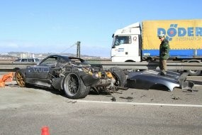 Masih Purwarupa, Mobil Super Pagani C9 Tabrakan di Jerman