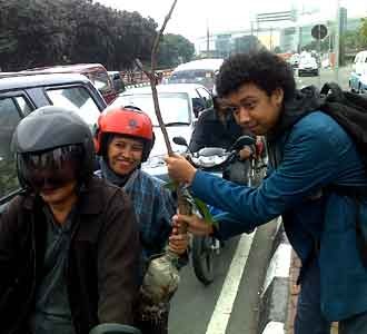 Mahasiswa Bagi-bagi Pohon