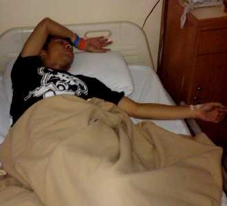 Vokalis The Potters Masuk Rumah Sakit