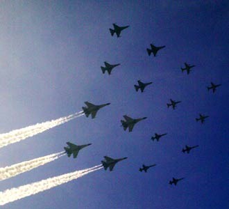 Peringatan HUT ke-64 TNI AU