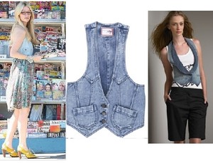 Mix and Match Denim Vest