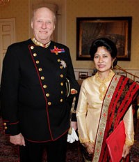 Dubes RI Serahkan Surat Kepercayaan kepada Raja Harald V