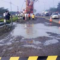 Muncul Semburan Baru, Raya Porong Aman Dilewati