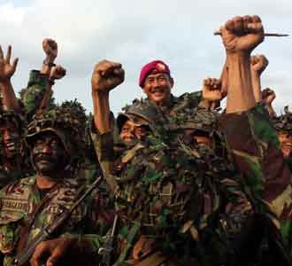 Penutupan Latihan Terpadu Korps Marinir