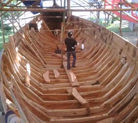 Kapal Spirit Majapahit Ship Sumenep akan Keliling 8 Negara