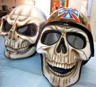 Helm Tengkorak Ghost Bikers