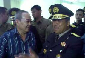 Menkum HAM Haha Hihi dengan Anggodo di LP Tipikor