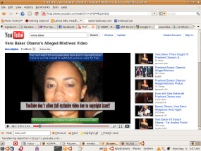 Video Isu Selingkuh Obama di Youtube Tak Bisa Diakses
