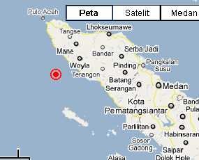 Tsunami di Meulaboh 50 Cm