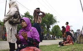 Tsunami Tak Terjadi, Masyarakat Aceh Barat Pulang ke Rumah