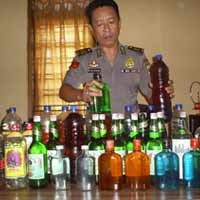 Operasi Cipta Kondisi, Polisi Sita 166 Botol Miras