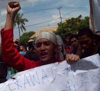 Calon Dokter Demo Gubernur Sulsel