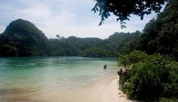 Sempu, Pulau Eksotis dengan Danau Berpasir Putih