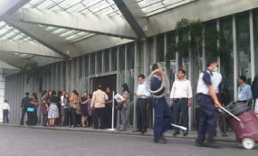 Polisi Olah TKP di Energy Building