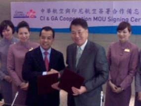 Garuda-China Airlines Makin Mesra