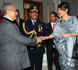 Tamara Hadiri HUT Timor Leste