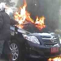 Mobdin Terbakar, Wawali Mojokerto Minta Pelaku Ditindak Tegas