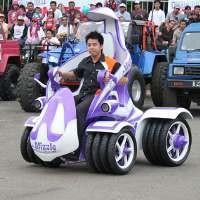 Motor dengan Ban Terbanyak di RI
