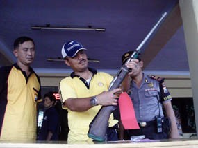 Simpan Senpi Laras Panjang, Buruh Tani Diamankan Polisi