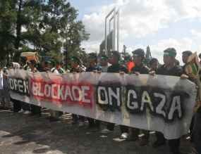 Ratusan Mahasiswa Yogya Tuntut Blokade Gaza Dibuka 